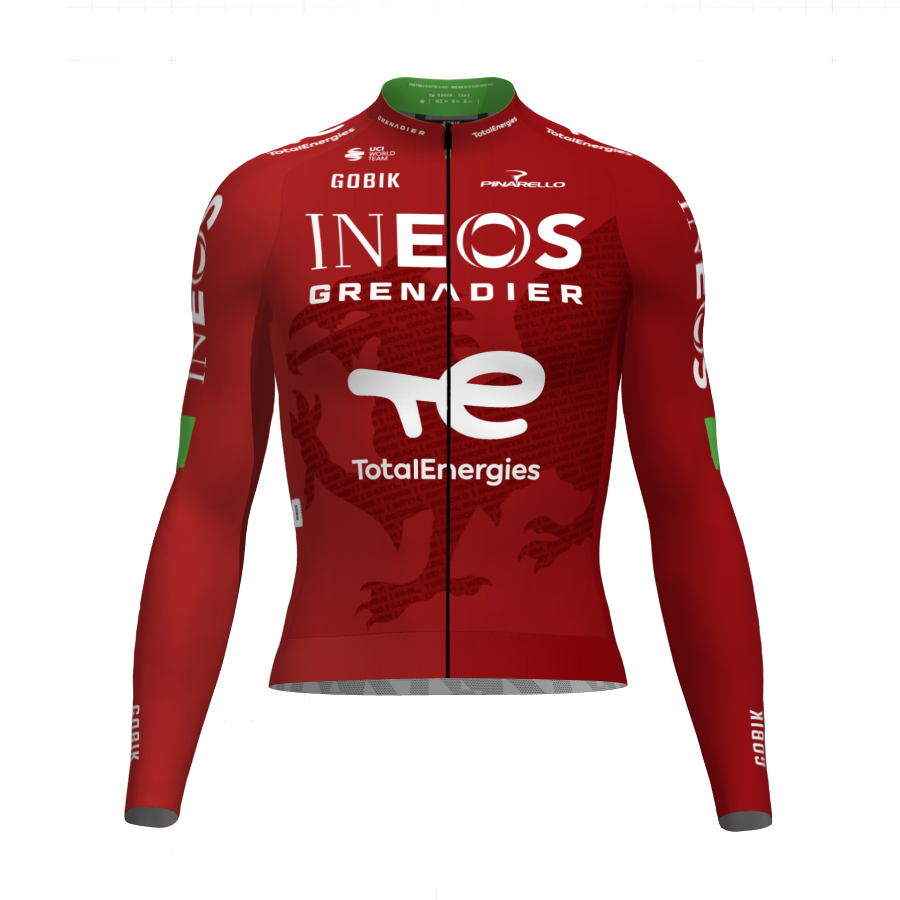 Long Sleeve Ineos Grenadiers Jersey INEOS GRENADIERS 2025 TOUR OF